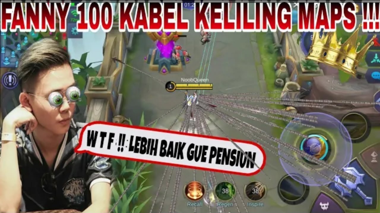 Noob Queen !!! 100 KABEL FANNY TERBANYAK !!