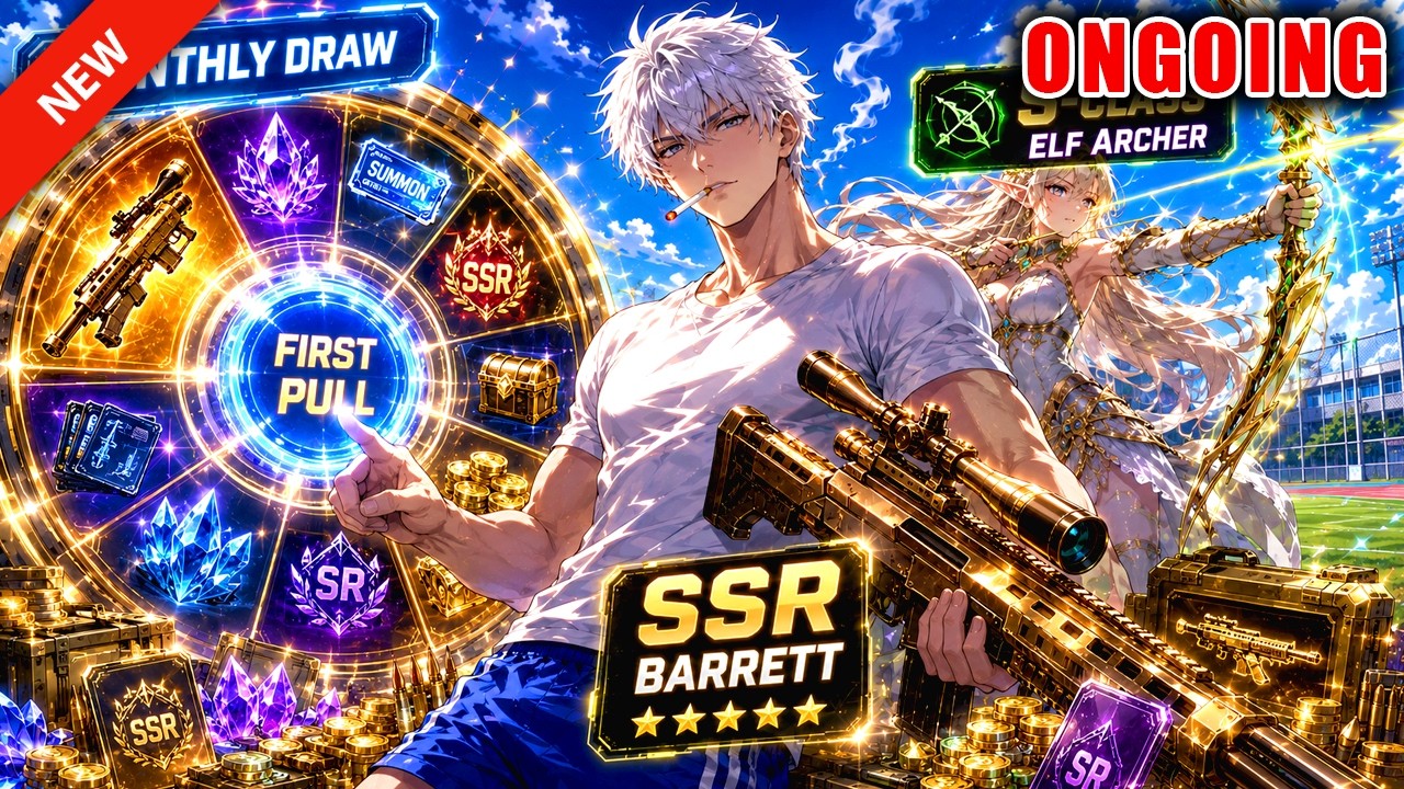 Every Month I Get One Lottery Draw, and My First Pull Gave Me a Barrett and an S-Class Elf Archer!