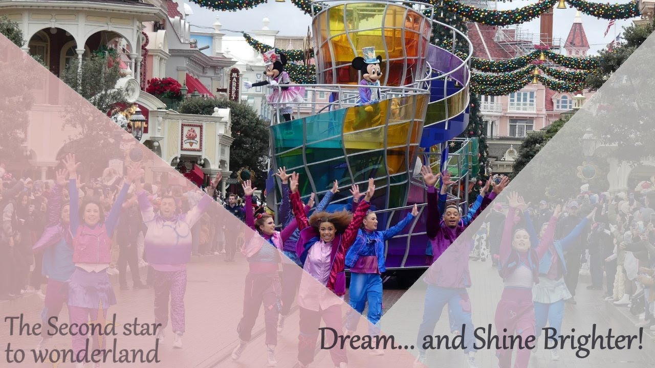 Dream and Shine Brighter  (Central Plaza) | Disneyland Paris Januari 2023✨| First Show of 2023