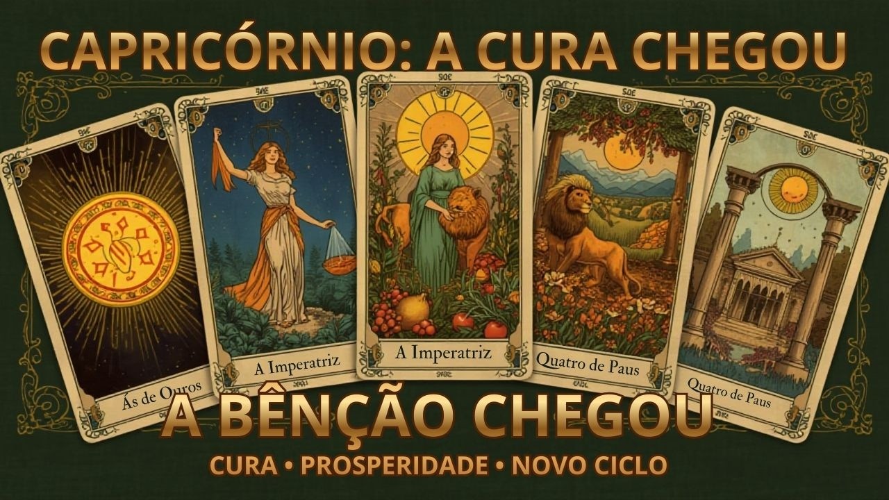 CAPRICÓRNIO: A CURA CHEGOU — PROSPERIDADE E UM NOVO CICLO SE INICIA