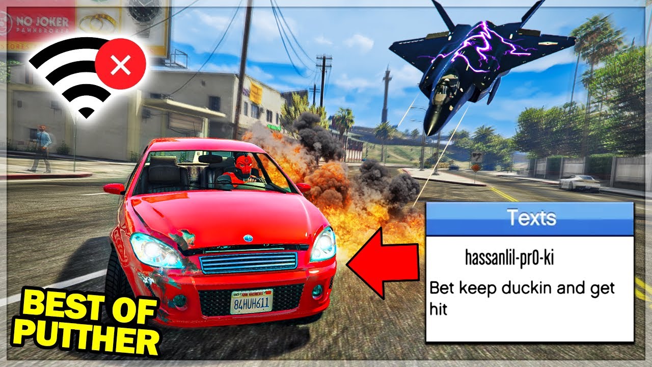 Лучший из самых тупых DDOS-гриферов в GTA Online!