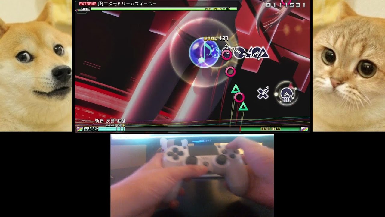 10★【初音ミク】二次元ドリームフィーバー「2D Dream Fever」Extreme Perfect 【Project DIVA Future Tone PS4】