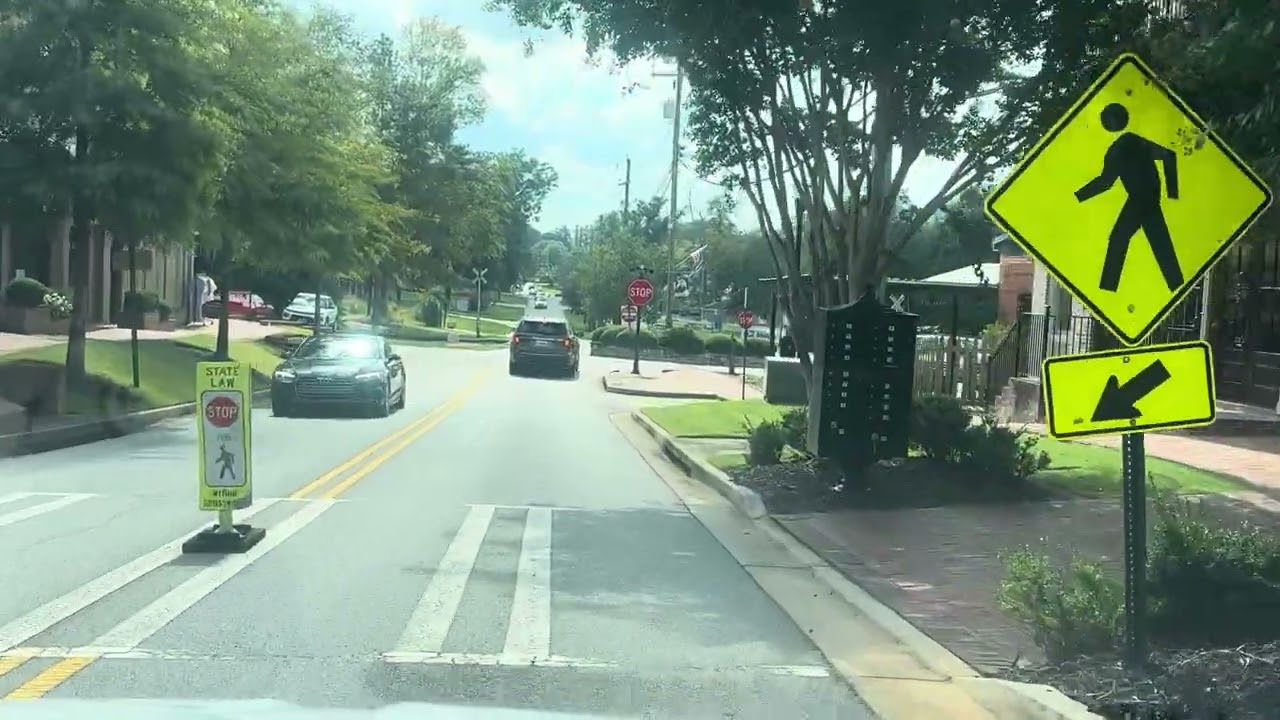 Senoia Georgia 4K Drive Tour