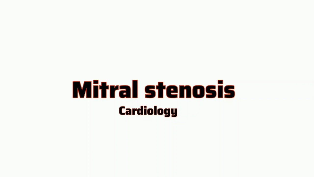Mitral Stenosis | cardiology | by SAV 
