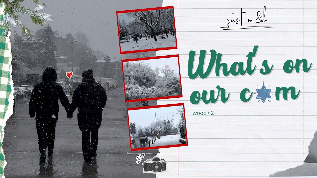 What’s On Our Cam • 2 🌿A Snowy Day🌿 Cozy Silent Vlog