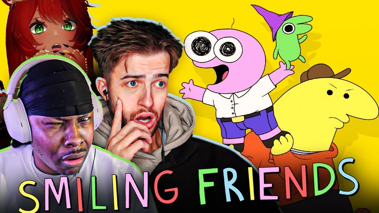 THIS SHOW IS INSANE... SMILING FRIENDS Episode 1 Reaction