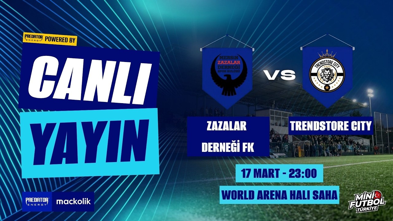 Live powered by Swish Live app
ZAZALAR VS TRENDSTORE