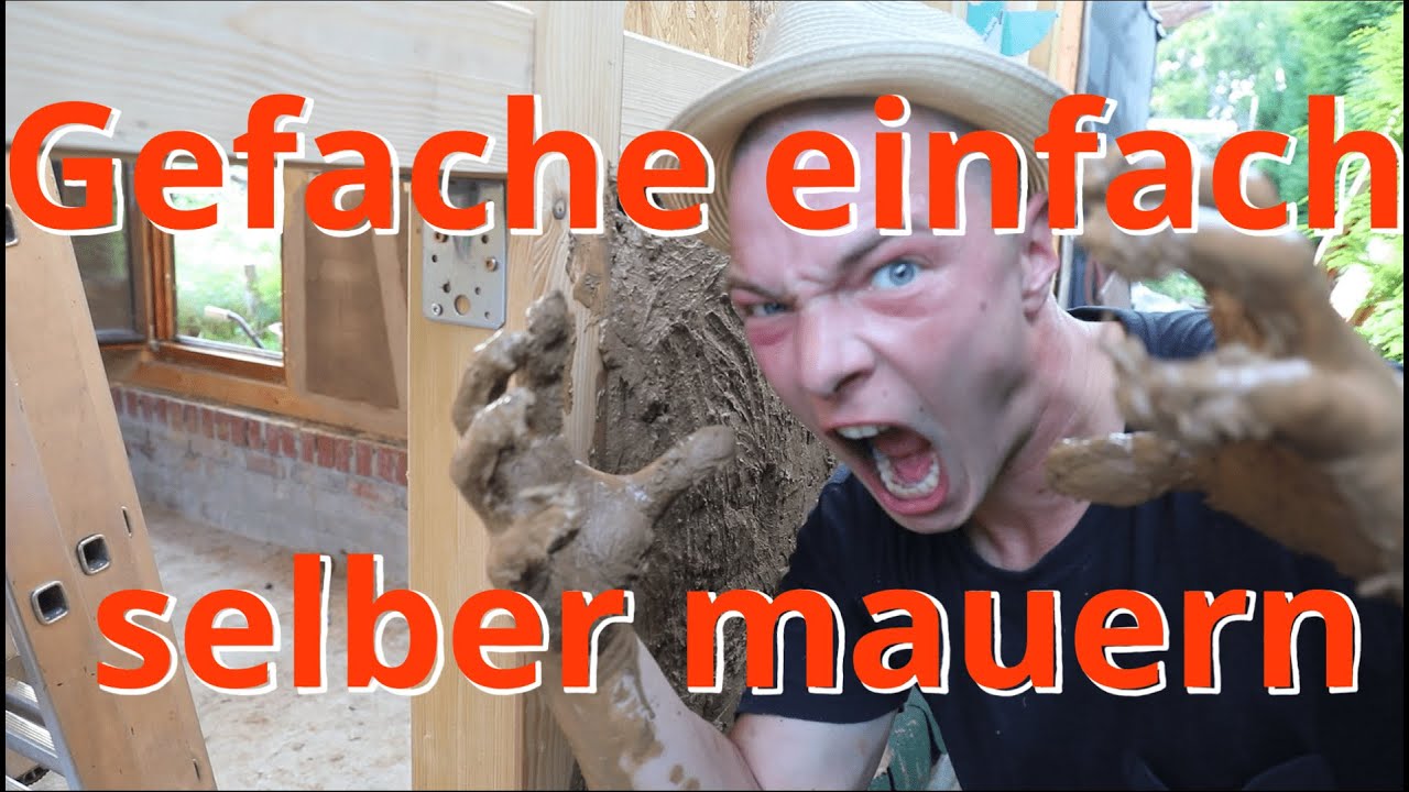 DIY Lehmbau [Gefache ausmauern] #tinyhouse #lehm #fachwerk #diy