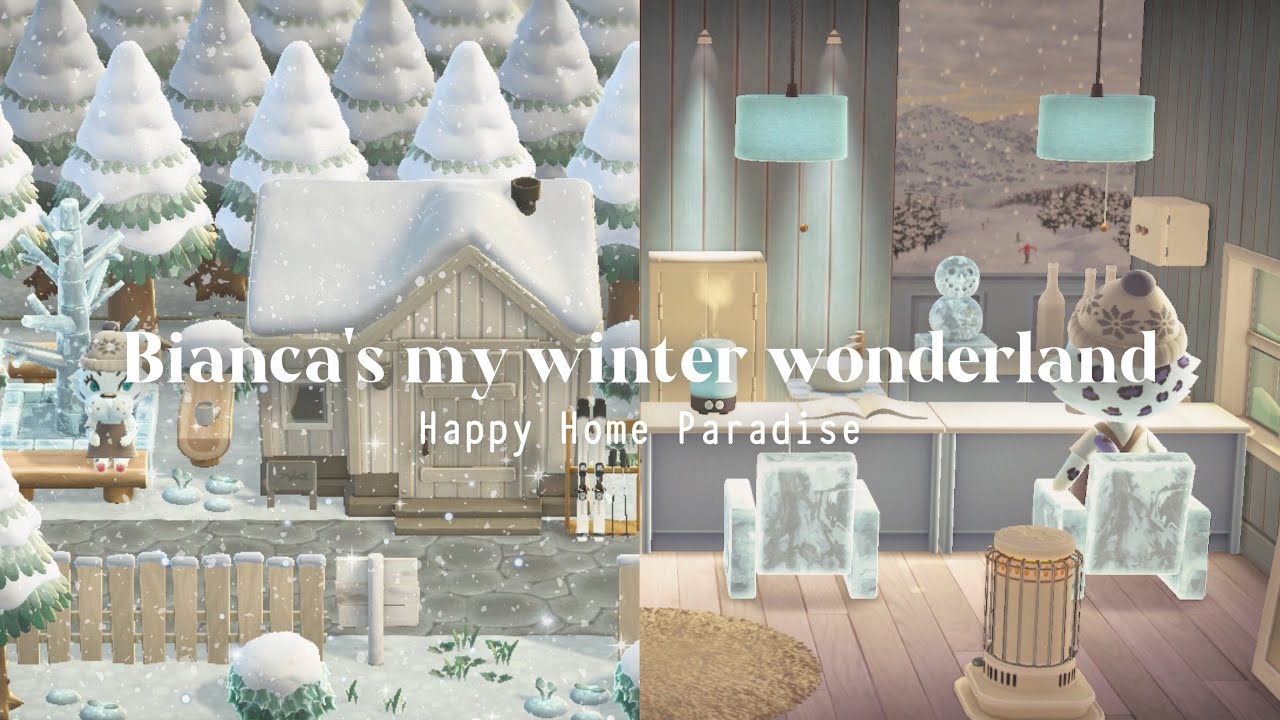 コユキ「雪に囲まれた暮らし」Bianca's vacation home | Happy Home Paradise | Animal Crossing New Horizons | あつ森