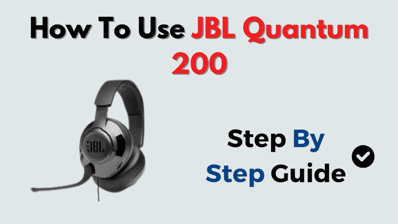 How to Use JBL Quantum 200 &ndash; Setup Mic, Audio & Game Chat on PC & Console