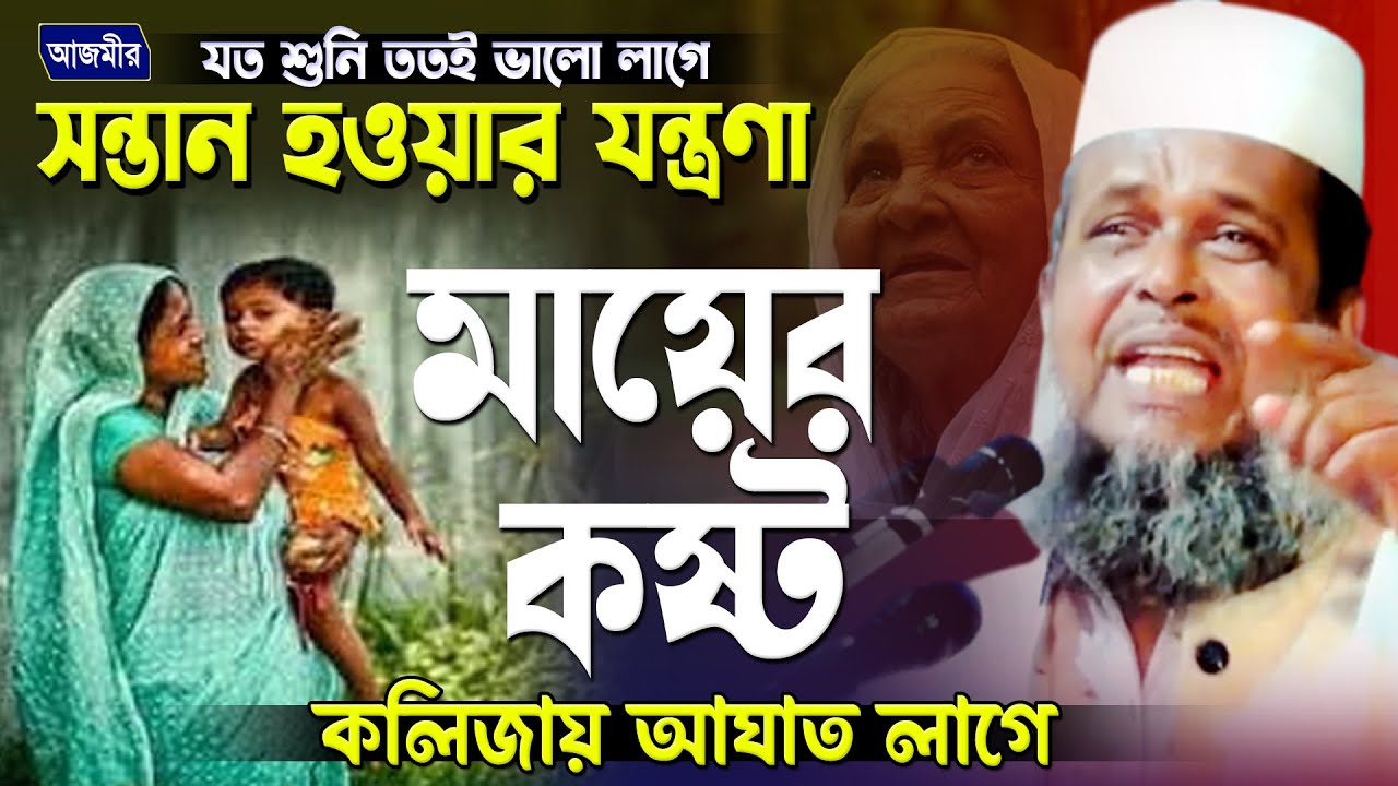 সন্তান হওয়ার জন্য মায়ের কষ্ট । তোফাজ্জল হোসেন ভৈরবী । Tofazzal Hossain bhairovi | Bangla Waz |