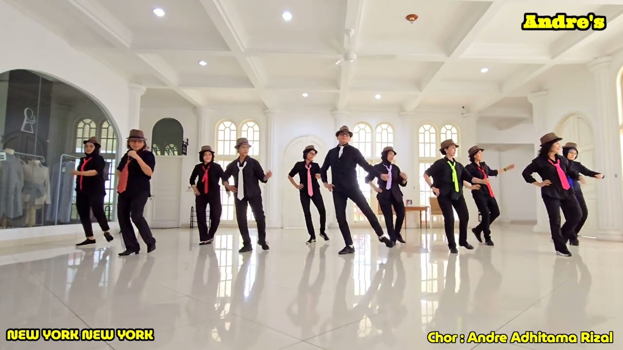 NEW YORK NEW YORK Linedance - Phrased Easy Intermediate - Chor: Andre Adhitama Rizal (INA) Juni 2024