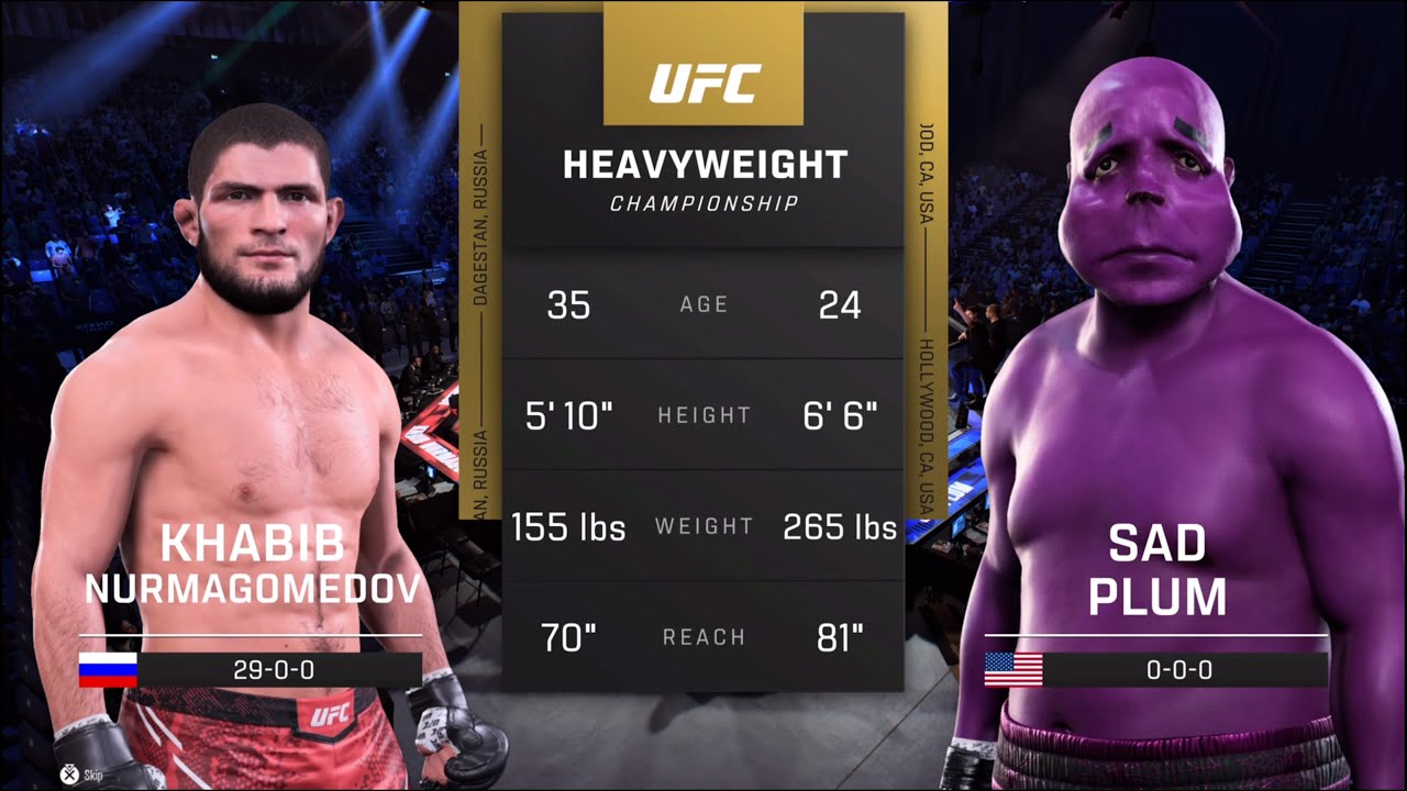 Хабиб против Сэд Плам - EA Sports UFC 5 - Eagle Fights 🦅