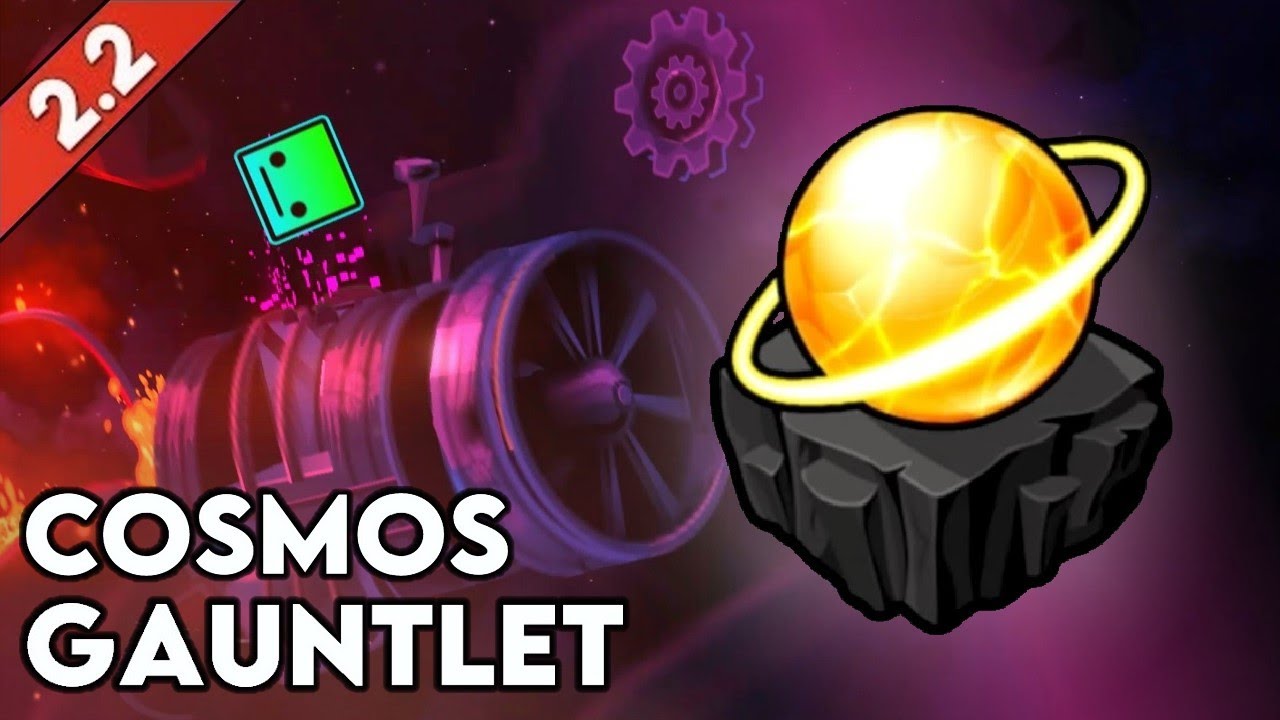 Geometry Dash: Cosmos Gauntlet Complete (All Coins)