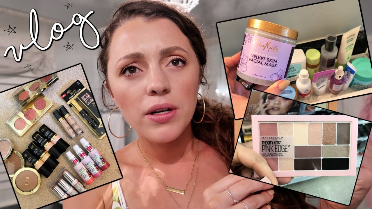 DRUGSTORE MAKEUP SHOPPING + LOVELY DRUGSTORE MASKS // Day in the Life VLOG