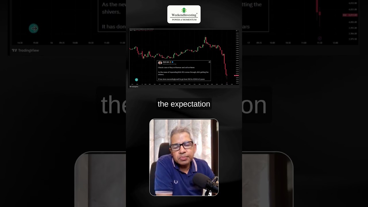 Резкое падение акций BSE: покупай на слухах, продавай на новостях? Алок Джайн