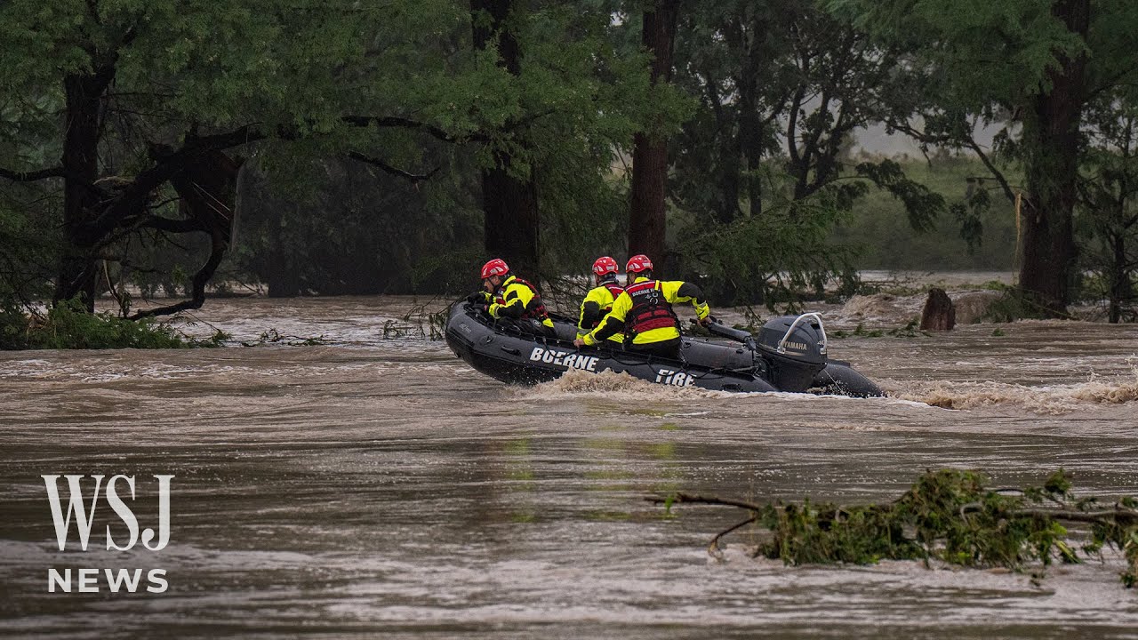 Watch: Texas Search and Rescue Under Way Amid Deadly Floods | WSJ News