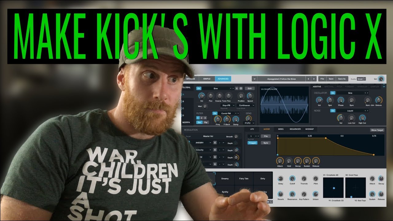 How to Make a Kick in Logic Pro X - Create a Kick Using Alchemy