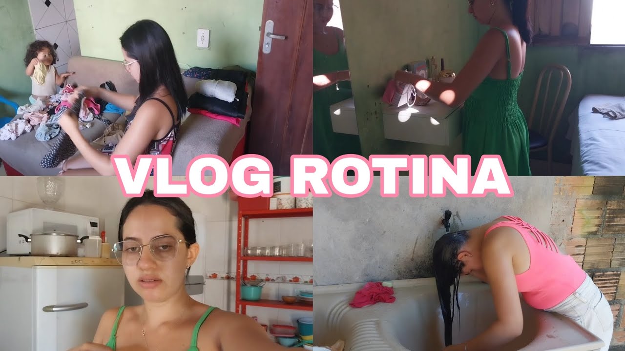VLOG ROTINA | Organização da casa alugada, organizando penteadeira, rotina capilar 