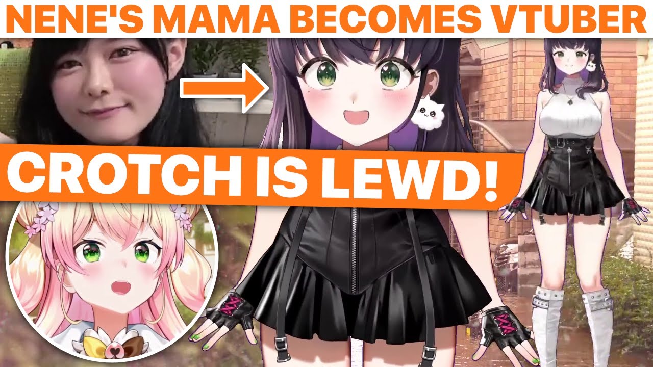 Nene's Mama Becomes A Vtuber (Nishizawa 5mm & Momosuzu Nene / Hololive) [Eng Subs]