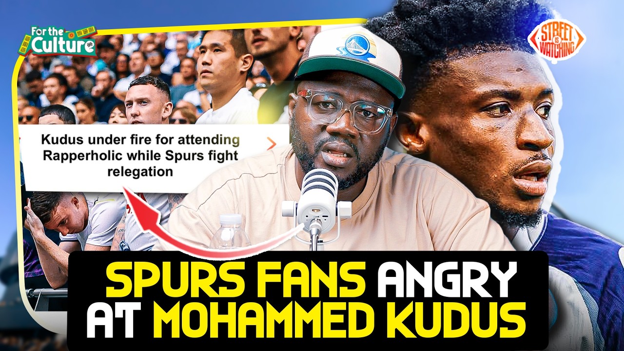 Spurs fans angry at Mohammed kudus attending Rapperholic UK whiles Spurs fight relagation