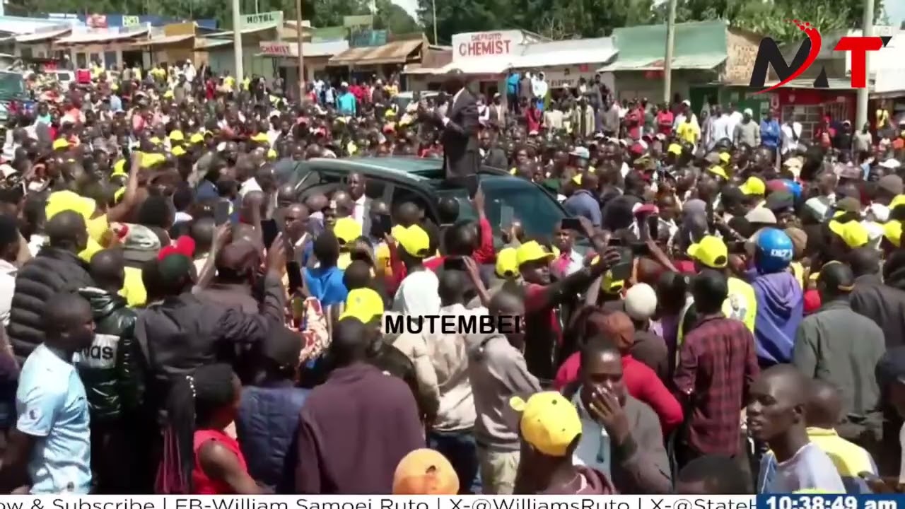 “UDA ITAONESHA DCP KIVUMBI 2027!” Ruto Brags While Speaking Kalenjin in Nandi!