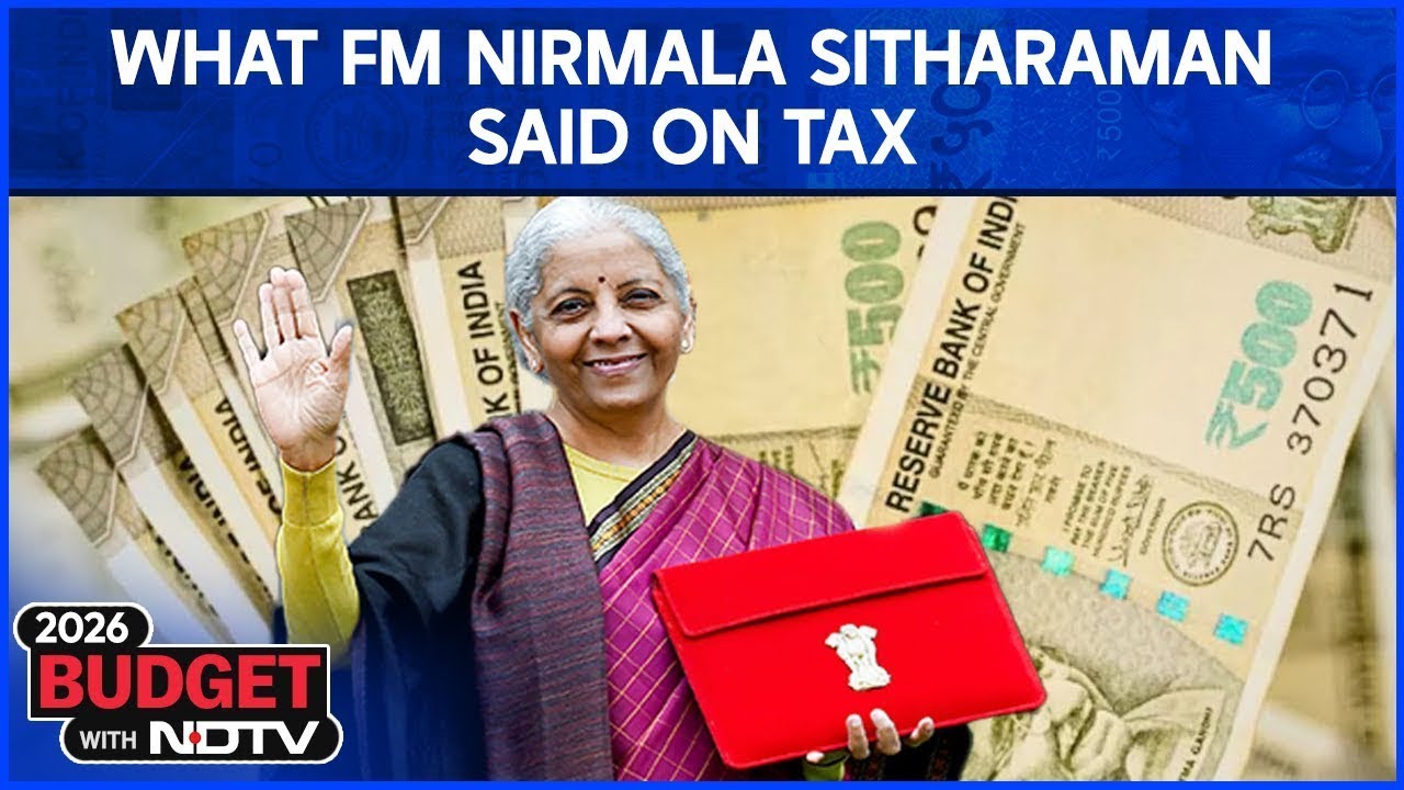 Income Tax In Budget 2026 | Income Tax Slab | What Nirmala Sitharaman Said On Tax In Budget