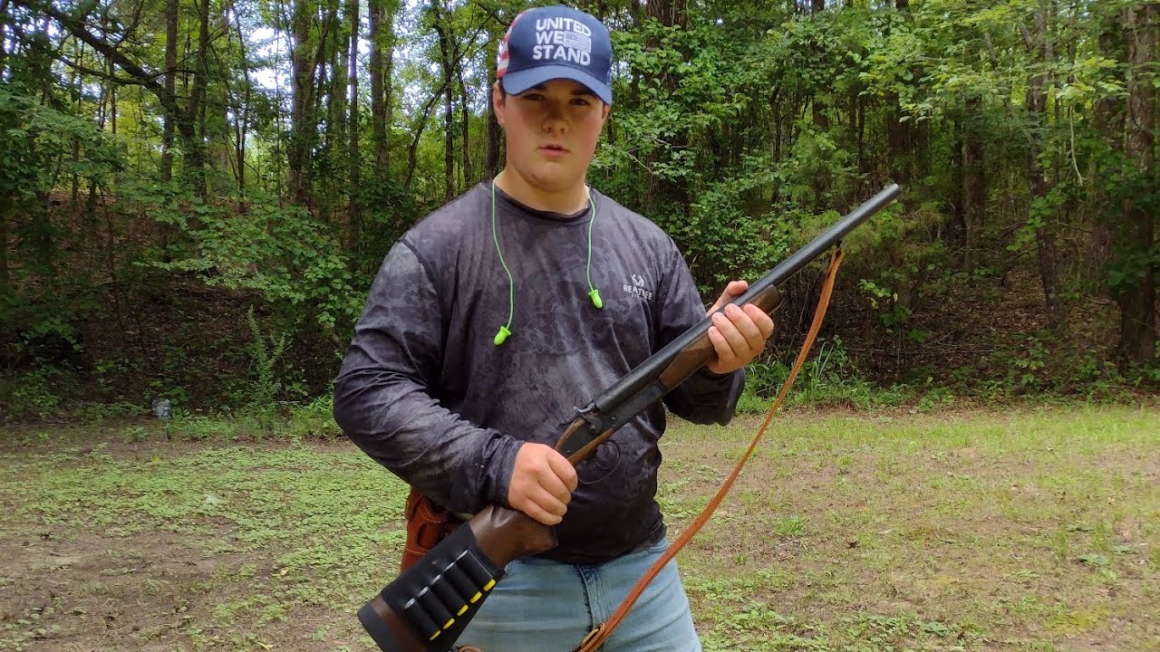 shooting my double barrel shotgun