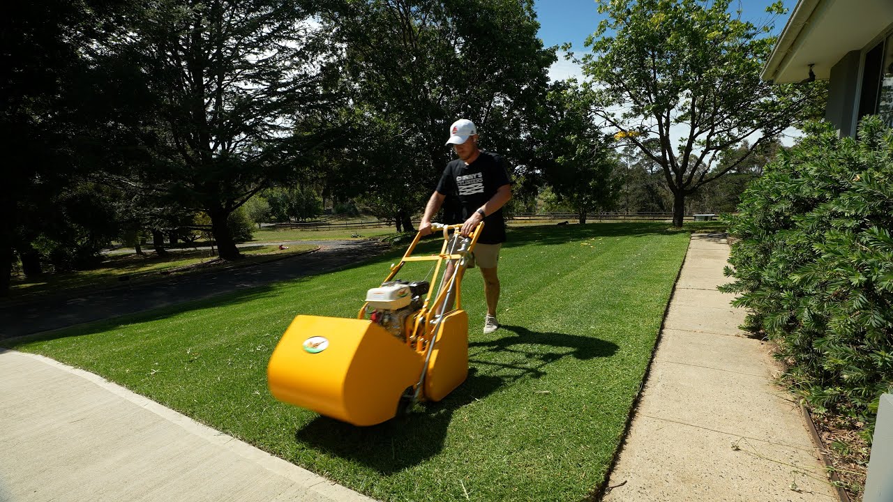 MEY Cylinder Mower...  P.S.  I May Have Killed Part of My Lawn