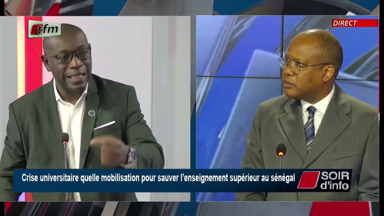 Soir d'infos - français - Pr : Souleymane NIANG - invités : Alioune TINE et Pr Moustapha SALL