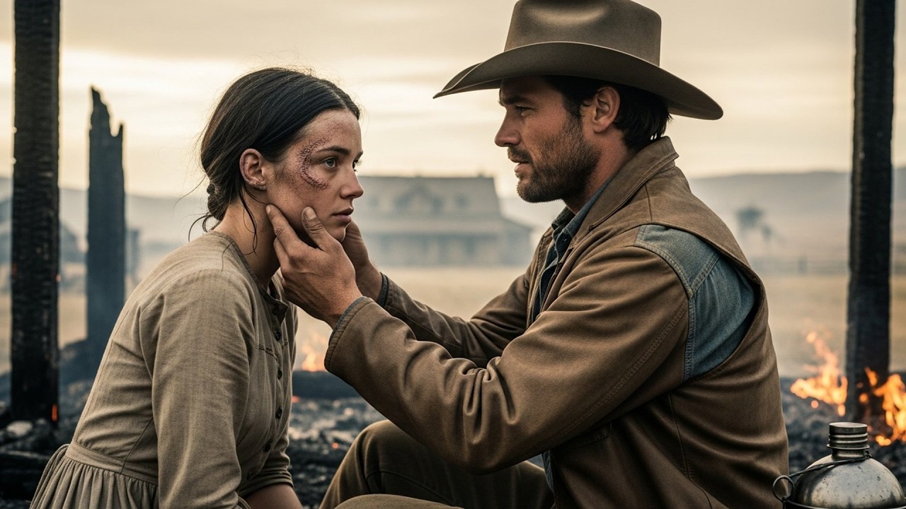 Her Face Was Scarred From The Fire That Took All, The Cowboy Said 
