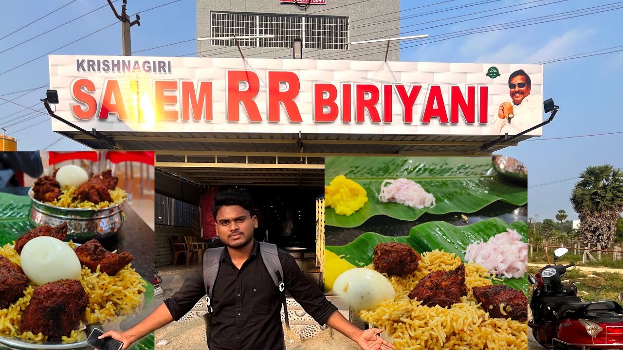 சேலம் RR பிரியாணி Food Review | salem rr biryani in Krishnagiri !