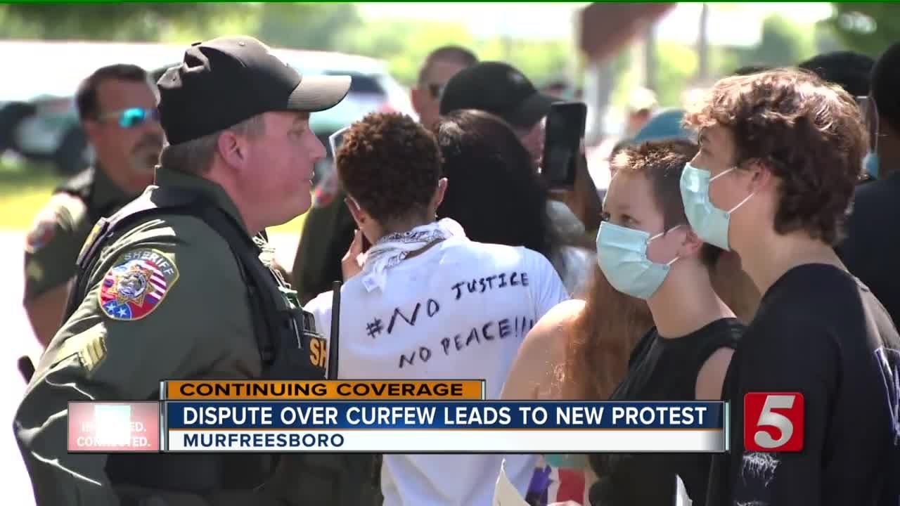 Protesters take to Murfreesboro streets for second day