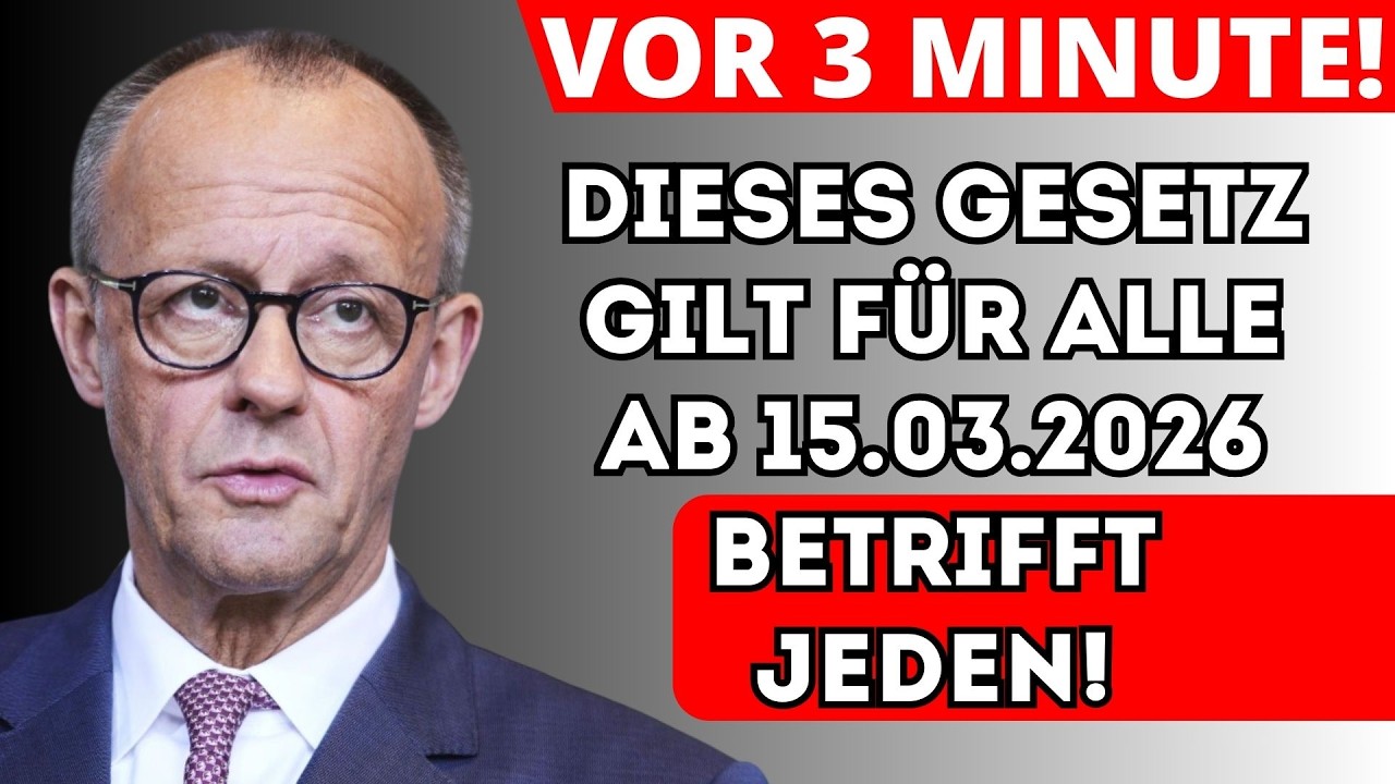 🚨Schock f&uuml;r Rentner: Neues Gesetz ab 15.03.2026 &ndash; Gro&szlig;e &Auml;nderungen!