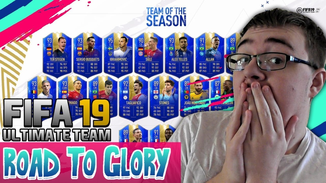 TEAM OF THE SEASON IS OFFICIALLY HERE! | FIFA 19 ULTIMATE TEAM ROAD TO GLORY!