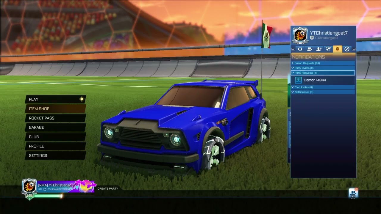 Rocket League trying to hit plat