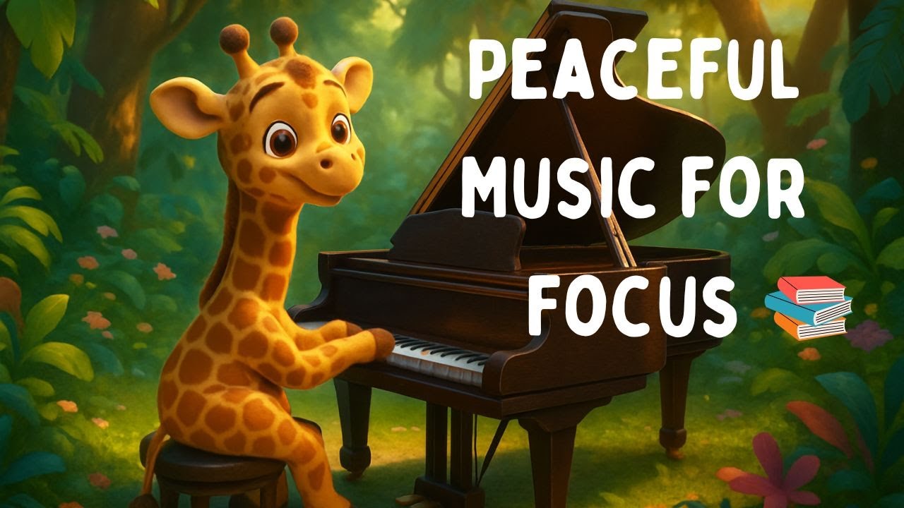 Peaceful Music for Focus 🧠🎹 | Calming Piano for Kids with ADHD and Autism