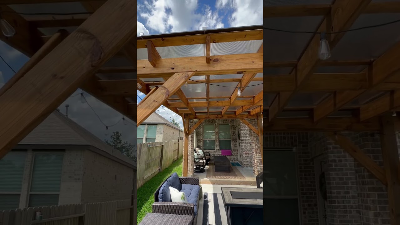 SkyPoly Pergola and Patio Covers! Let light through! #pergola #patiocover #pooldesign #patio