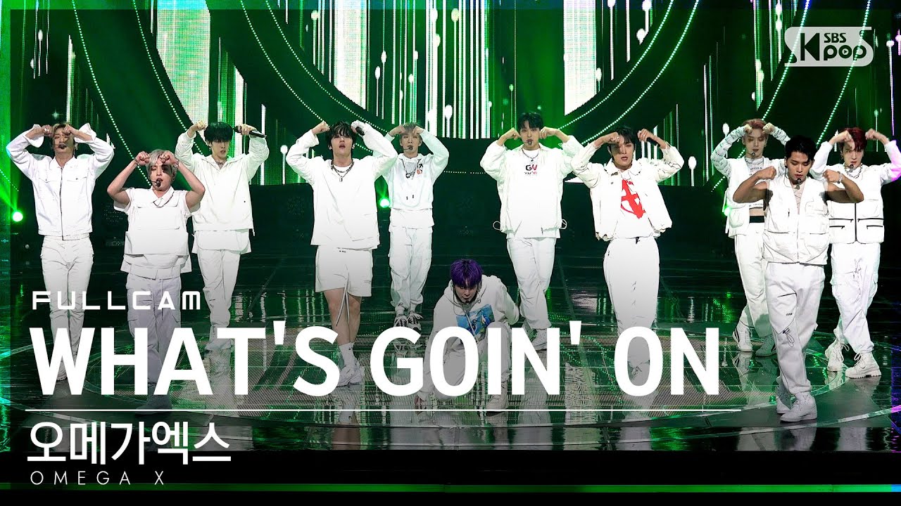 [안방1열 직캠4K] 오메가엑스 'WHAT'S GOIN' ON' 풀캠 (OMEGA X Full Cam)│@SBS Inkigayo_2021.09.26.