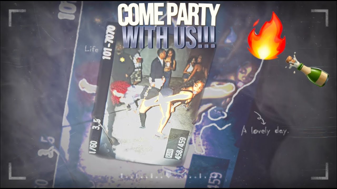 FIRST VIDEO(CRAZY COLLEGE PARTY VLOG)🔥🍾!! 