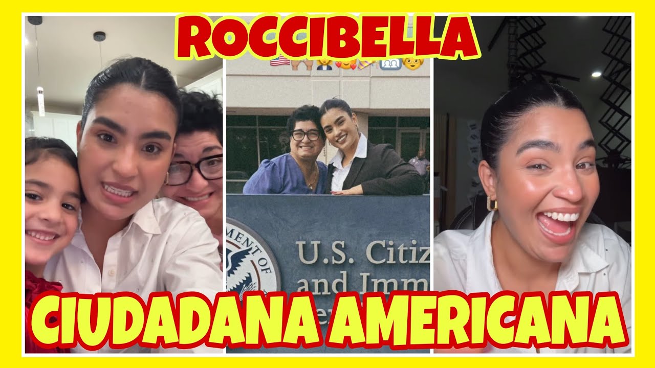 ROCCIBELLA SE CONVIERTE EN CIUDADANA AMERICANA 🇺🇸🗽