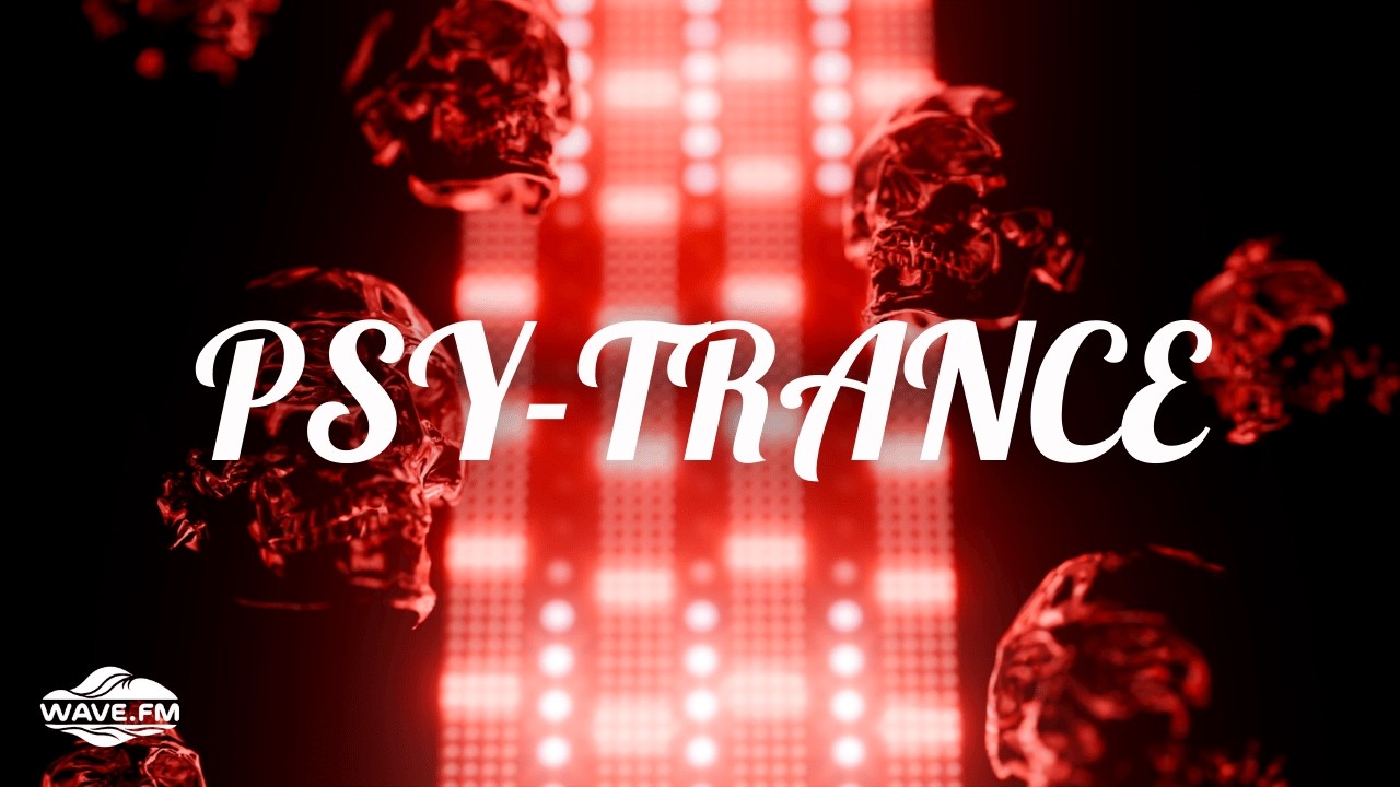 Psy-Trance Techno Mix 👁️ Dark Psychedelic Skull Visuals