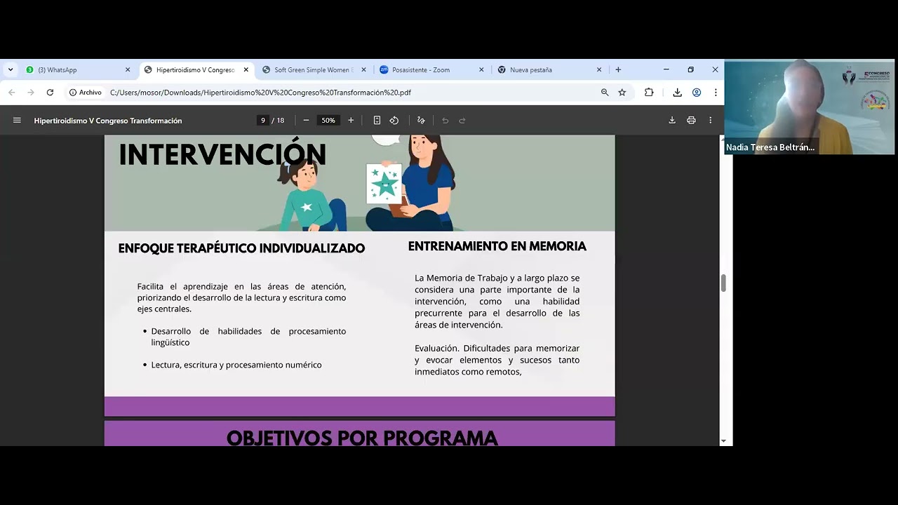 Intervención conductual para entrenamiento en habilidades académicas en un caso de Hipertiroidismo