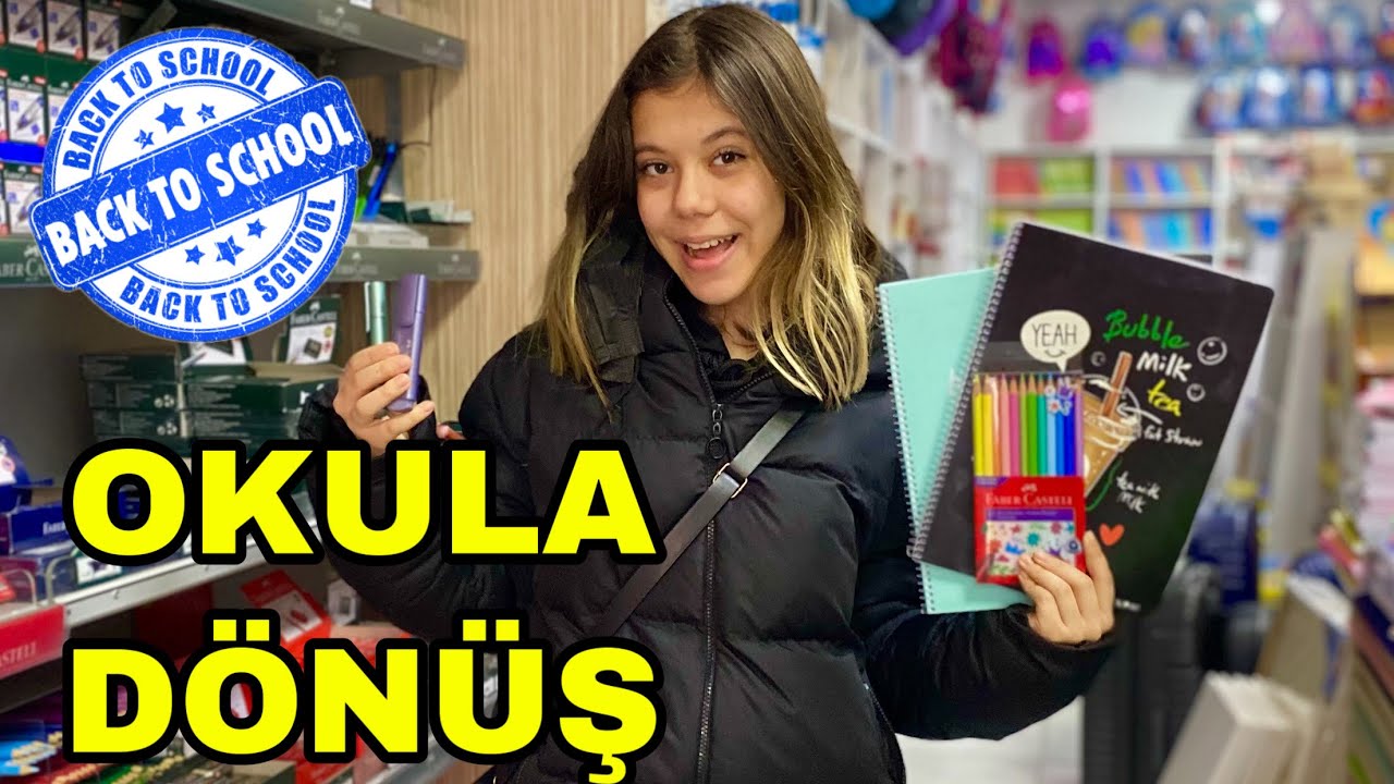 OKULA DÖNÜŞ 2022 | Okul Kırtasiye Alışverişi | Back To School - Tuana Zeybek