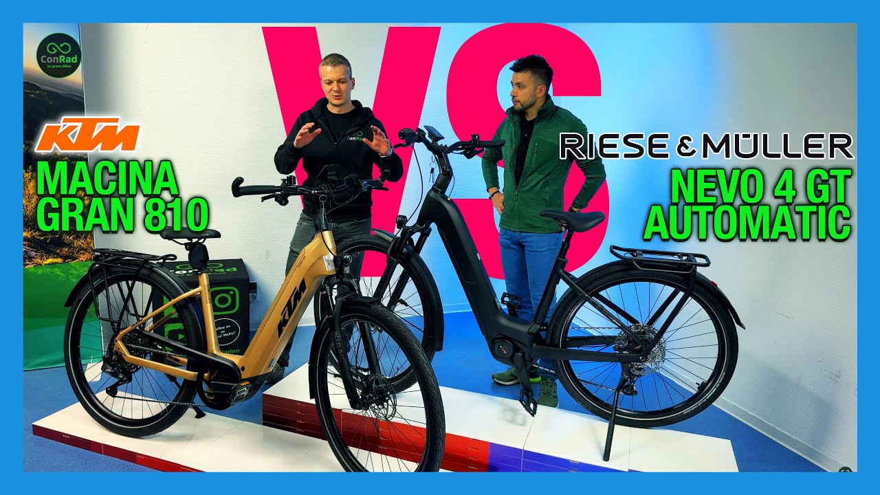 E-Bike Vergleich 2025: Riese und Müller Nevo4 VS KTM Macina Gran 810