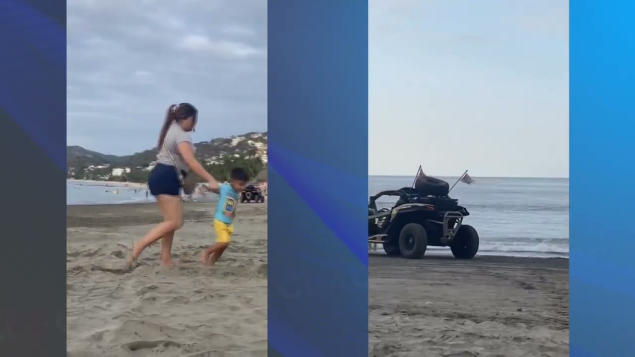 RZR a alta velocidad pone en riesgo a bañistas en Sayulita | CPS Noticias Puerto Vallarta