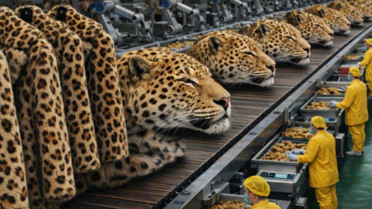 Inside a Leopard Wool Factory: Traditional to Modern - Full Process