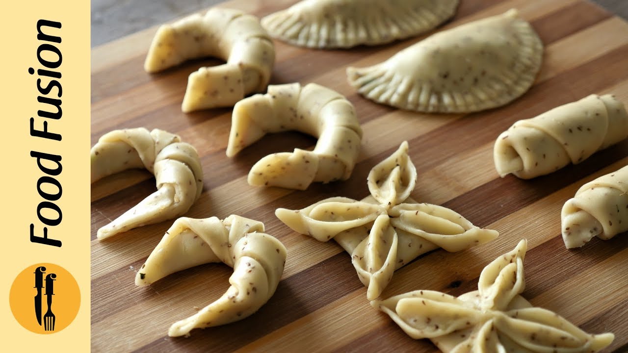 5 Folding techniques with Samosa dough By Food Fusion