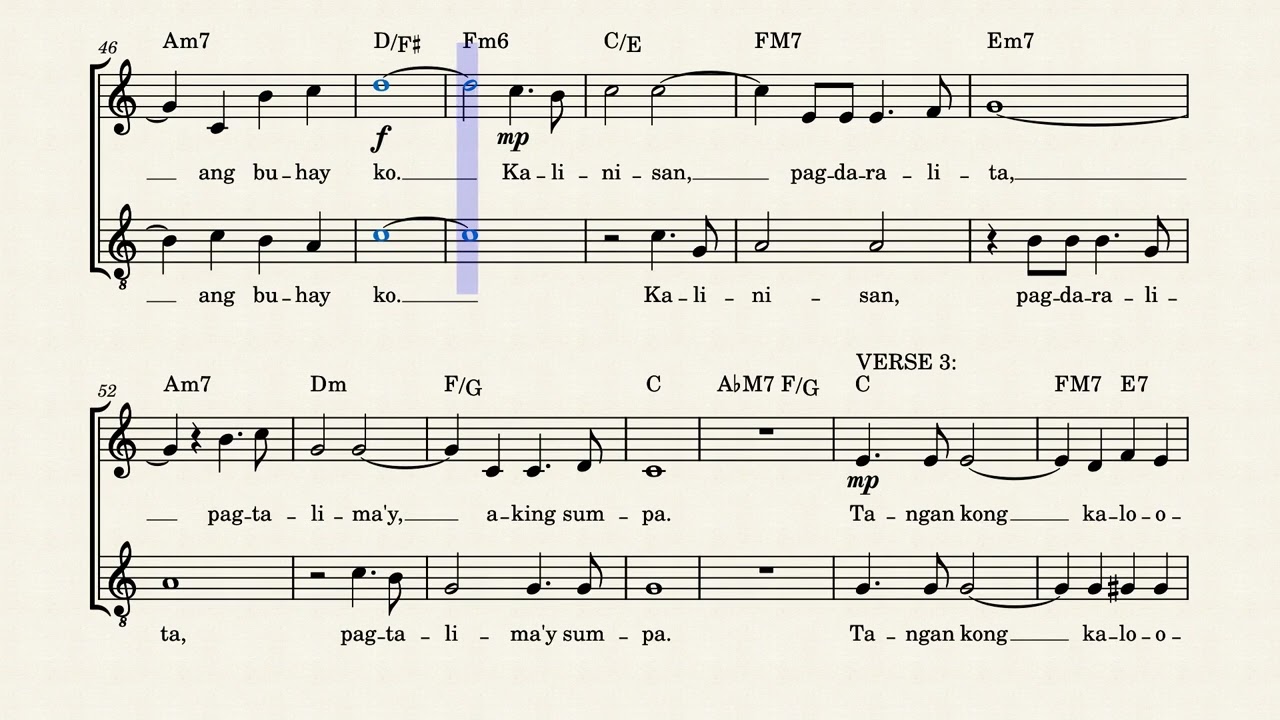 Sa 'Yo Lamang - Soprano & Tenor