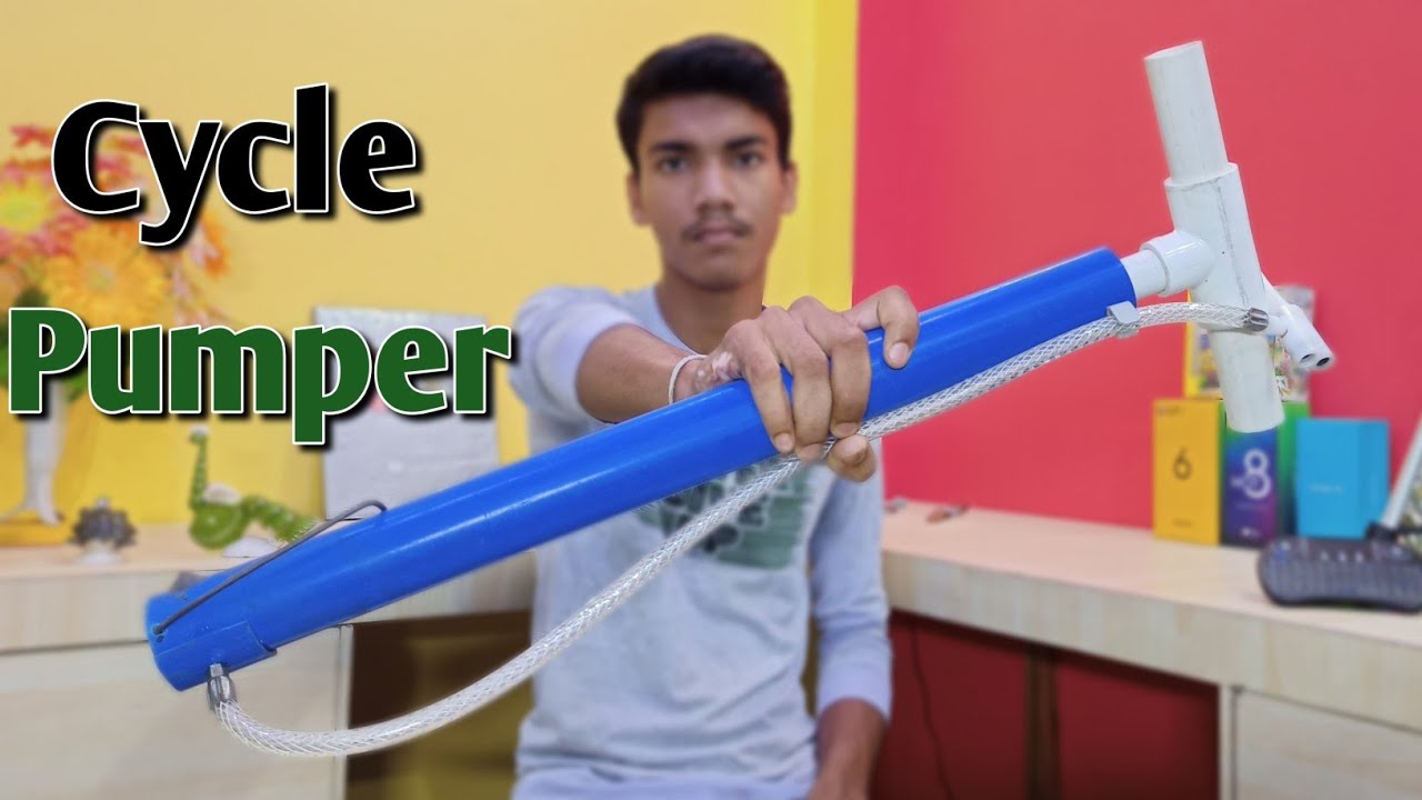 How to make cycle pumper with pvc pipe | Homemade Cycle pumper | 2021